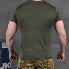 Потоотводящая мужская футболка Odin Coolmax с принтом "Coat of arms" олива размер 3XL - изображение 4