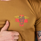 Потовідвідна чоловіча футболка Odin Medical Coolmax койот розмір XL - зображення 8
