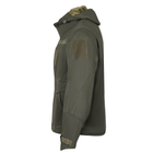 Демисезонная мужская куртка "Hunter" Canvas Streatch с сеточной подкладкой олива размер XL - изображение 3