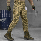 Мужские штаны "7.62 tactical" стрейч рип-стоп с кольцами для карабинов пиксель размер M - изображение 3