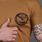 Мужская потоотводящая футболка Bayraktar Coolmax с принтом "Разведка" койот размер L - изображение 5
