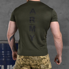 Мужская футболка "Army" CoolPass с сетчатыми вставками олива размер 3XL - изображение 4
