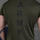 Мужская футболка "Army" CoolPass с сетчатыми вставками олива размер 3XL - изображение 6