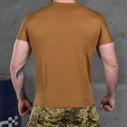 Чоловіча потовідвідна футболка з принтом "Йода" Coolmax койот розмір S - зображення 3