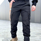 Мужской костюм "Caiman R&M 2.0" Убакс с липучками для шевронов + Брюки с усиленными коленями черный размер XL - изображение 7