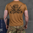Потовідвідна чоловіча футболка Coolmax з принтом "Вірний назавжди" койот розмір XL - зображення 4