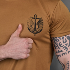 Потовідвідна чоловіча футболка Coolmax з принтом "Вірний назавжди" койот розмір XL - зображення 5