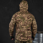 Демісезонна чоловіча куртка "Military plus" Softshell піксель розмір S - зображення 3