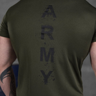 Мужская футболка "Army" CoolPass с сетчатыми вставками олива размер M - изображение 6