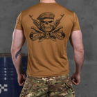 Потоотводящая мужская футболка Coolmax с принтом "Верный навсегда" койот размер 2XL - изображение 4