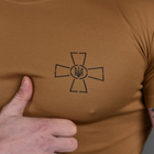 Мужская футболка SSO Coolpass с сетчатыми вставками койот размер M - изображение 6
