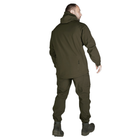 Мужской костюм Удлиненная Куртка + Брюки на флисе / Демисезонный Комплект SoftShell 2.0 олива размер 3XL - изображение 3