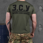 Потоотводящая мужская футболка Coolmax олива размер XL - изображение 4