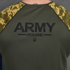 Потовідвідна чоловіча футболка Odin Coolmax з принтом "ARMY" піксель олива розмір L - зображення 7