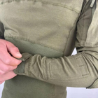 Чоловічий Убакс з кишенями для налокітників / Зносостійка Сорочка олива розмір XL - зображення 7