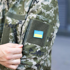 Мужская Куртка Soft Shell со съемным капюшоном + Подарок Шеврон "Флаг Украины" пиксель размер L - изображение 6