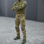 Мужской костюм "G3" рип-стоп убакс + брюки с наколенниками пиксель размер 3XL - изображение 2