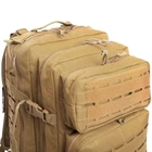 Рюкзак тактический штурмовой объем 40 лит материал CORDURA® песочный - изображение 7