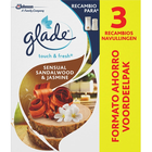 Освіжувач повітря Glade Un Toque Bali 3 Recambios Sandalo y Jazmin 3 шт 10 мл (5000204298871)