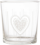 Набір склянок з товстим дном La Porcellana Bianca Babila Серце 350 мл прозорий 6 шт (P401000002) - зображення 1