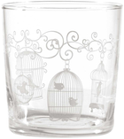 Zestaw szklanek z grubym dnem La Porcellana Bianca Babila Woliera 350 ml Przezroczysty 6 szt (P401000012) - obraz 1
