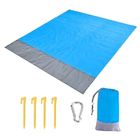 Пляжний килимок-підстилка водонепроникна синя 200x210 см килимок для пікніка кемпінгу