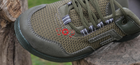 Кросівки чоловічі хакі зелені літні сітка тактичні 44 р. (28,5 см) дуже зручні Код: 3208 - зображення 6