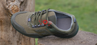 Кросівки чоловічі хакі зелені літні сітка тактичні 43 р. (28 см) дуже зручні Код: 3208 - зображення 5