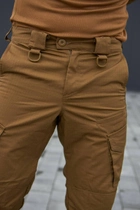 Чоловічий Костюм Убакс з липучками для шевронів + Штани kayman з посиленими колінами койот 44 - зображення 6