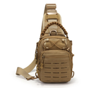 Сумка-рюкзак тактическая однолямочная Койот ZE0146 Laser - изображение 3