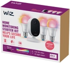 Набір відеоспостереження WIZ Home Monitoring WiFi IP-камера з трьома лампочками LED E27 8.5 Вт (8720169075016) - зображення 4