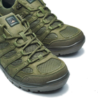 Тактичні кросівки літні PAV 407 олива хакі шкіряні сітка Free Air 41 - зображення 6