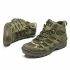 Берці літні тактичні черевики PAV 507 олива хакі шкіряні сітка Fee Air 43 - зображення 6