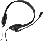 Słuchawki Logilink HS0052 Headset Stereo with microphone 2 x 3.5 mm Black - obraz 3