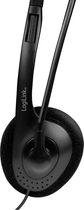 Słuchawki Logilink HS0052 Headset Stereo with microphone 2 x 3.5 mm Black - obraz 5