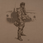 Футболка c рисунком Paratrooper S Coyote Brown - изображение 3