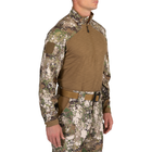 Рубашка тактическая под бронежилет 5.11 Tactical GEO7™ Rapid Half Zip Shirt 2XL Terrain - изображение 3