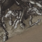 Футболка с рисунком «Рыцарь, смерть и дьявол» 2XL Olive Drab - изображение 6
