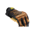 Рукавички тактичні Mechanix M-Pact® Leather Fingerless Framer Gloves S Brown - зображення 6
