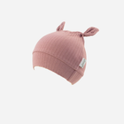 Дитяча демісезонна шапка-біні для дівчинки Nicol 204055 32 см Рожева (5905601020592) - зображення 2