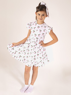 Дитяча сукня для дівчинки Nicol 204167 86 см Біла (5905601021711) - зображення 2