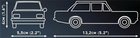 Klocki konstrukcyjne Cobi Opel Rekord 134 elementy (5902251245986) - obraz 3
