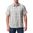 Сорочка тактична 5.11 Tactical Nate Short Sleeve Shirt S Titan Grey Plaid