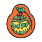 Нашивка 5.11 Tactical Jackolantern Grenade Patch Orange