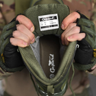Мужские кожаные Ботинки Stabilet на резиновой протекторной подошве / Крепкие Берцы олива размер 41 - изображение 6