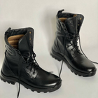 Ботинки Ястреб с мембраной AirTex до -15°C / Водоотталкивающие кожаные Берцы черные размер 49 - изображение 3