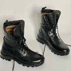 Ботинки Ястреб с мембраной AirTex до -15°C / Водоотталкивающие кожаные Берцы черные размер 44 - изображение 3