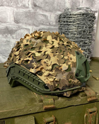 Тактичний військовий кавер на шолом Fast Піксель 3D