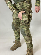 Військові штурмові брюки Tactic Ріп-стоп, (тактичні штани з наколінниками) мультикам 46 - изображение 3