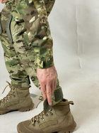 Військові штурмові штани Tactic Ріп-стоп, (тактичні штани з наколінниками) мультикам 50 - зображення 5
